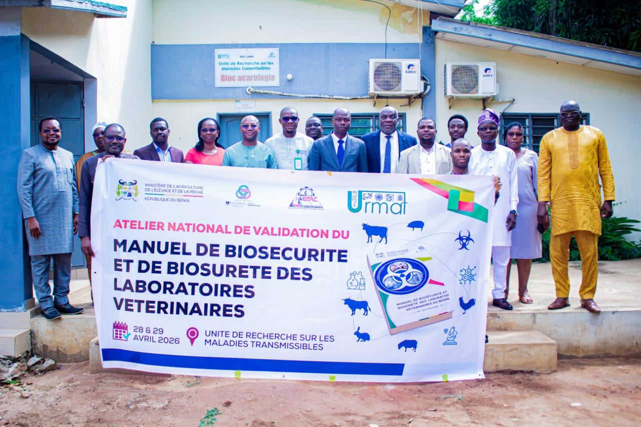 Atelier national de validation du manuel de biosécurité et de biosûreté des laboratoires vétérinaires